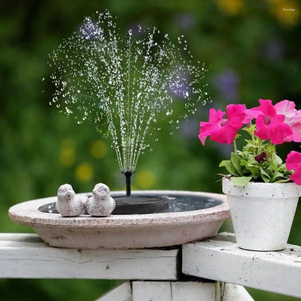 Gartendekorationen Solarbrunnen schwimmend angetrieben