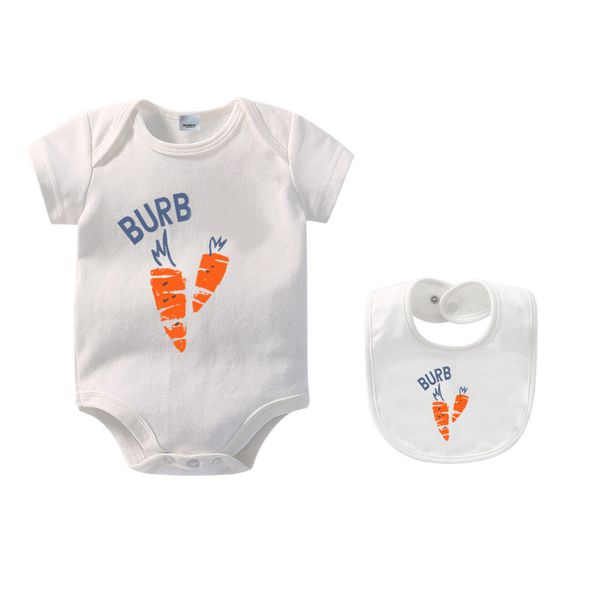 Designer Infantil Baby Jumpsuits Boy Girl Menina Macacão de algodão Letra Jaction Sets Sets Sets Stop Kids Bodysuit Bebies Rodper Rodfit Sugestuits SDLX Luck