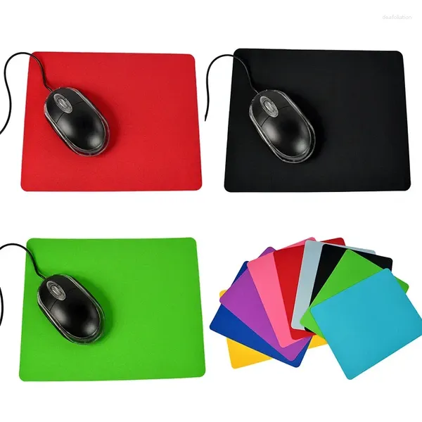 Tavolo tavolo cuscinetto topo topo rettangolo di colore solido per tappetino da gioco per petatore per il tappetino da gioco del computer cuscino da banco per ufficio