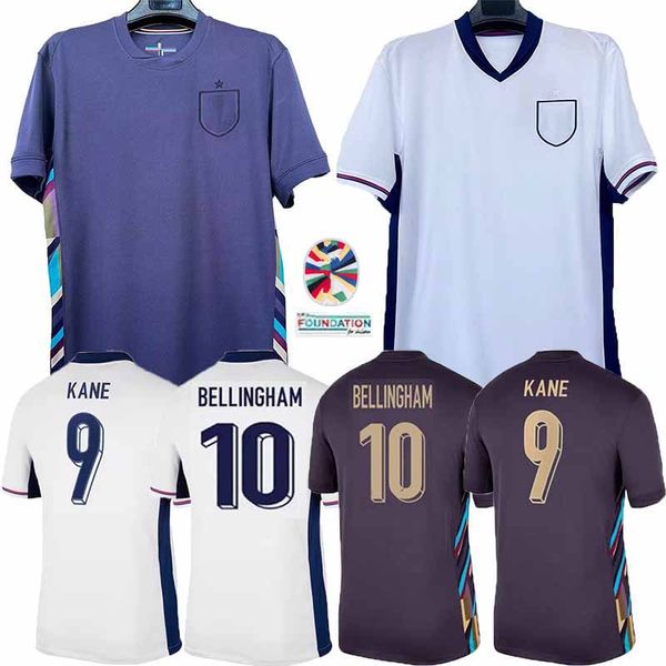 2024 Bellingham Kane Englands 24 25 Erkek Çocuk Kiti XXXL 4XL Forma Sterling Rashford Sancho Grealish Foden Kalecisi Ön Maç Eğitim Futbol Gömlek Üniforma