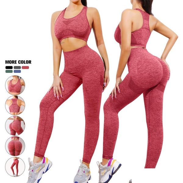 Outfit da yoga Lu Allinea Leggings Donne Shorts Shorts a due pezzi Pants Cropped Outfit Lady Sports Ladies ExerCe Fitness Wear Girls Running Dhqya