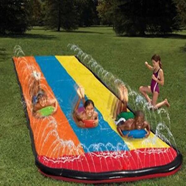 Летние дети надувные вода Слайд на открытом воздухе на заднем дворе родительского ребенка Игровые игрушки Центр Центра Backard Toys Toys Water Park 240403