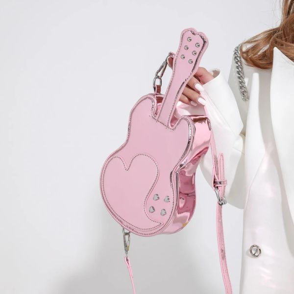 Borse personalità chitarra donna spalla borse borse estate nuova fashion borse per il petto di croce pacchetto ascellare lady lady borse di lusso