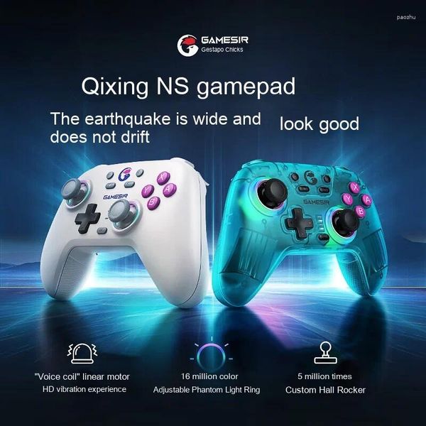 Controller di gioco DayStar Controller wireless PC PC STEAM HALL JOYSTIK MODE XBOX Bluetooth Switch Android Apple Phone Due persone in linea