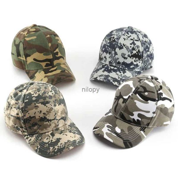 Top Caps Askeri Beyzbol Kapakları Kamuflaj Taktik Ordusu Asker Savaş Paintball Ayarlanabilir Yaz Snapback Güneş Şapkaları Erkek Kadın