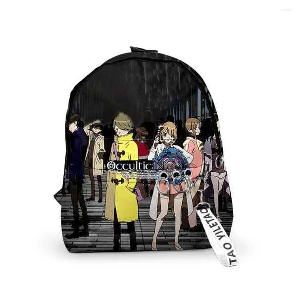 Zaino harajuku acceso nove borse da scuola simpatiche borse da viaggio in 3d stampato 3d oxford impermeabili per tastieri backpacks Notebook