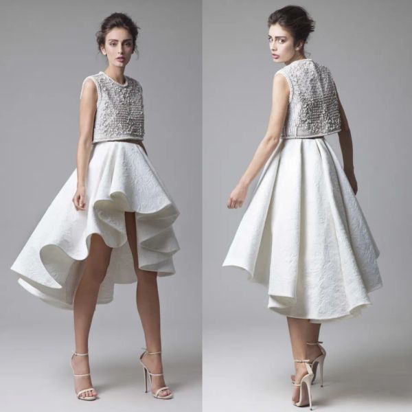 Krikor Jabotian Wedding Dresses Apliques de renda da joia