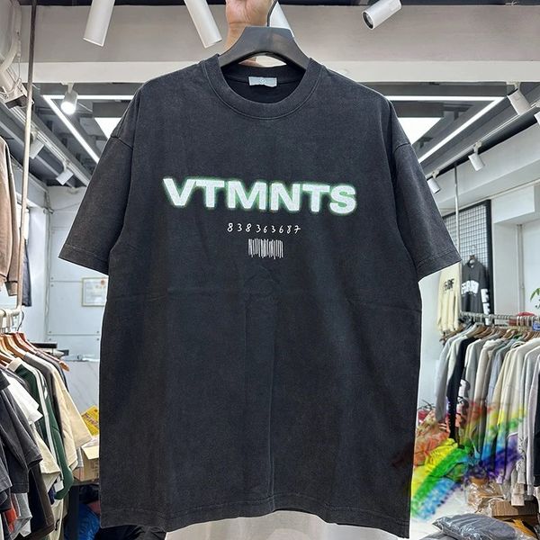 Хорошая вымытая футболка для мужчин женщин качество 2024SS Summer Style Tee Fort 240408