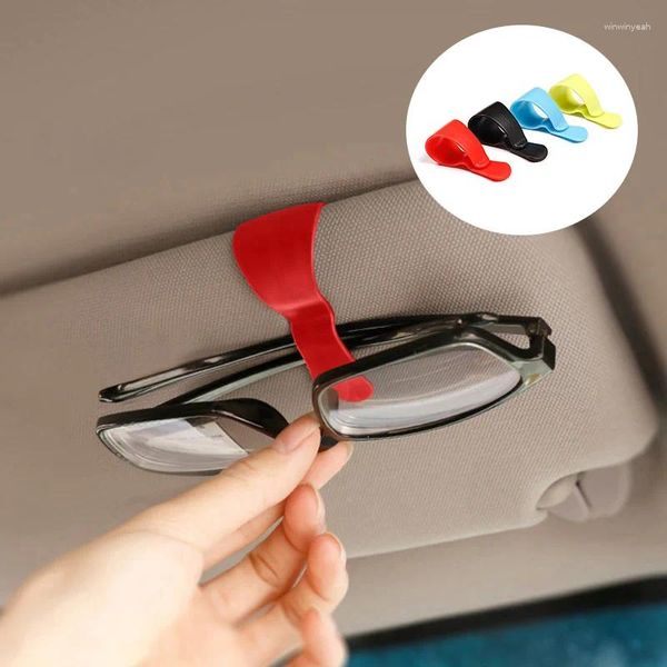 Innenraumzubehör Auto Sonnenvisiergläser Clip Sonnenbrille Halter Abs Brillen Fall Kartenkarte Auto Organizer