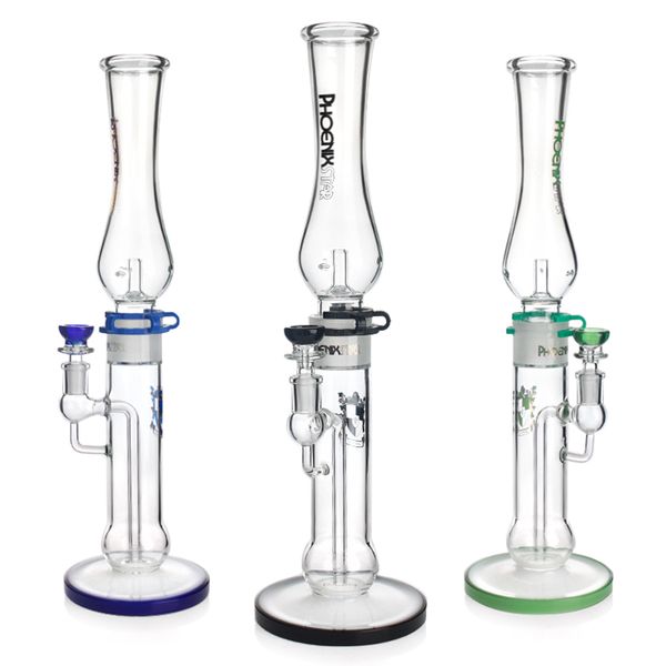 Phoenix 16 '' Bong d'acqua di vetro con elica Funzione Fumo Water Pipes Glass Cuggino Wakeah Papes Fum