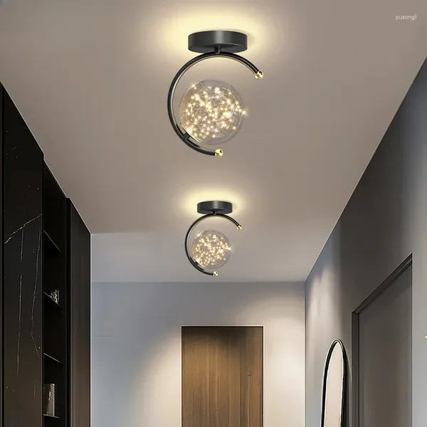 Candeliers lustres de teto lustres para o corredor da sala de jantar Corra de corredor Galeria Restaurante Coffee Hall Office Indoor Home Lights