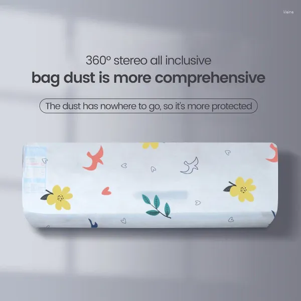 Einkaufstaschen Cartoon Klimaanlage Staubabdeckung im Innenraum Schlafzimmer Wand montiert einfache Reinigung Digital Volltüchte Tragbare Kits