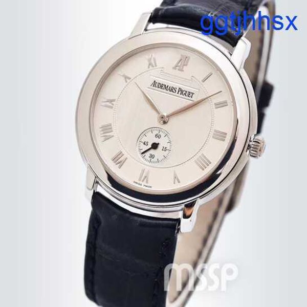 Popular AP Wrist Watch 18K White Gold Manual Mechanical Men's Watch Feminino Neutro Watch Leisure White Plate 15056bc.oo.a001cr.02