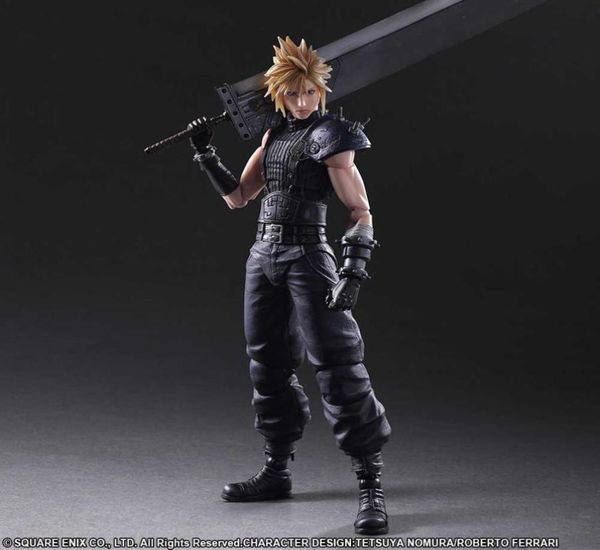 Anime Play Arts Final Fantasy VII Cloud Strife Edition 2 PVC Action Figure Model Model Toys Coll Gift Q07229656082