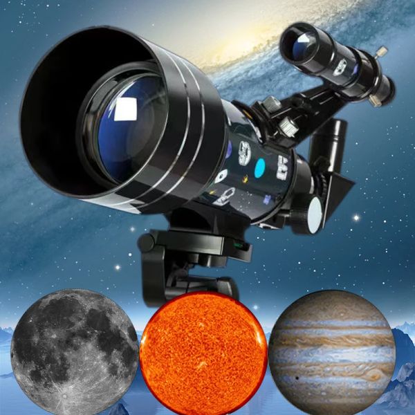 Telescópios 150x 500000M HD Telescópio astronômico profissional Monocular de longo alcance Binoculares Lua Presentes para Campios de Camping para crianças