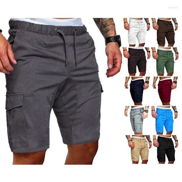 Herren Shorts Männer Elastizität Draw String Casual Fitness Fitness Training Rennen Jogging -Shortsexercise Beach Schwimmstämme Sportkleidung Sportkleidung