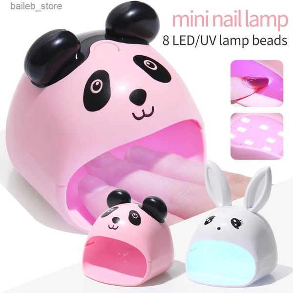 Essiccatori per unghie Lulaa UV LAMPAGNO MINI MINI SINGOLO FITO FITURA ALCHIO STRUMENTI DI MANICURE AGGIURE UNDIGLIO ARTE ARTE GEL SOLORE LAMPAGGIO USB Y240419THUB