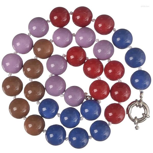 Catene all'ingrosso cravatta femminile imitazione perle rotonde perle per gioielli che producono gioielli fai -da -te 10mm 18 