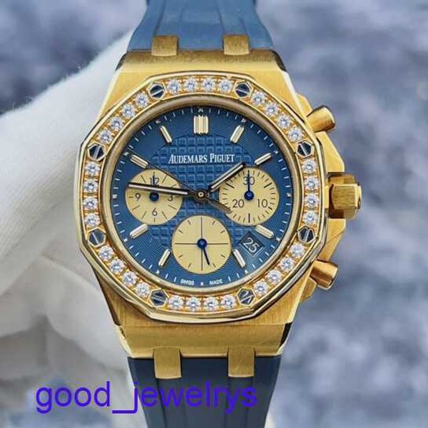 Hot Ap Forist Watch Series Royal Oak Series 26231BA Limited Edition18K Material Blue Dial с датой и функцией синхронизации механические часы