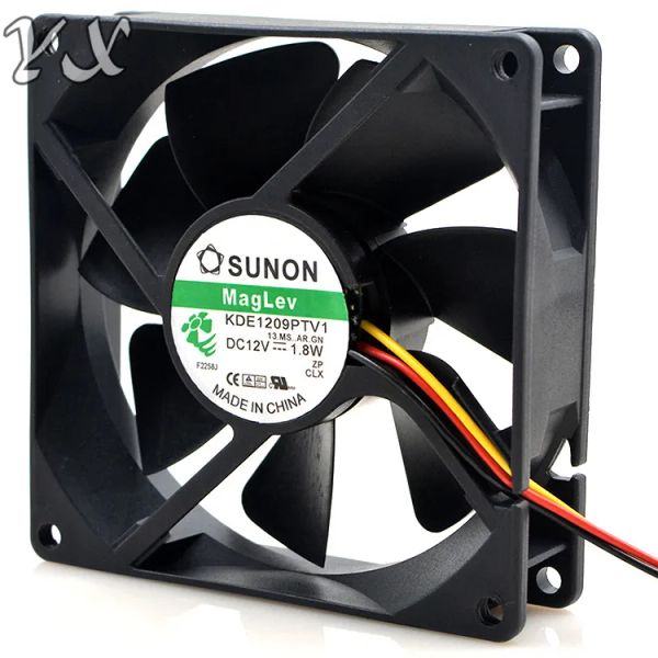 Kühlungen Original KDE1209PTV1 Computergebläse Kühlung Axial Lüfter DC 12V 1,8W 0,15A 9025 90*90*25 mm 2800 U / min 3 Drähte