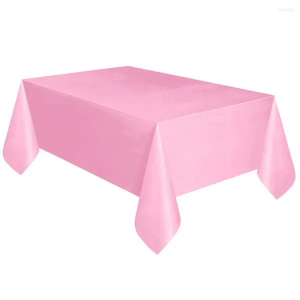 Panno da tavolo ben progettato grande cover rettangolo di plastica di plastica pulito pulito cover di tovaglie da festa classico