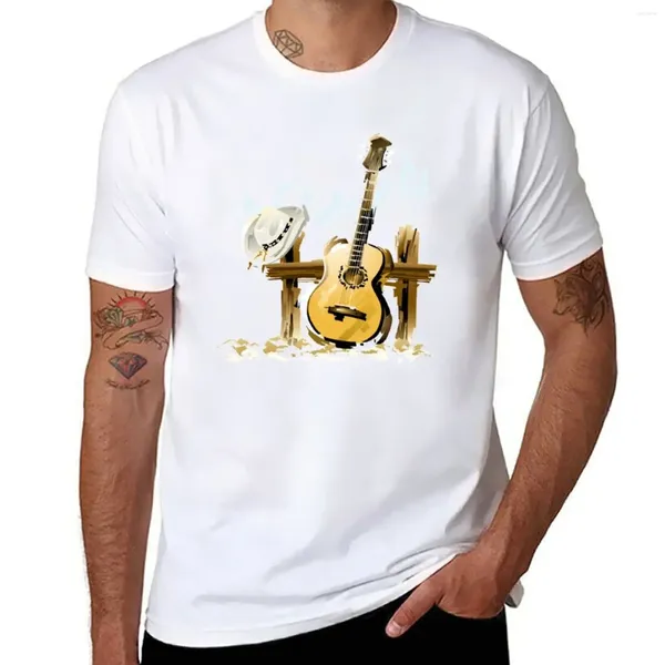 Tops canotte da uomo Musica country T-shirt personalizzato personalizzato Drying Quick Quick Black T-Shirts Uomini