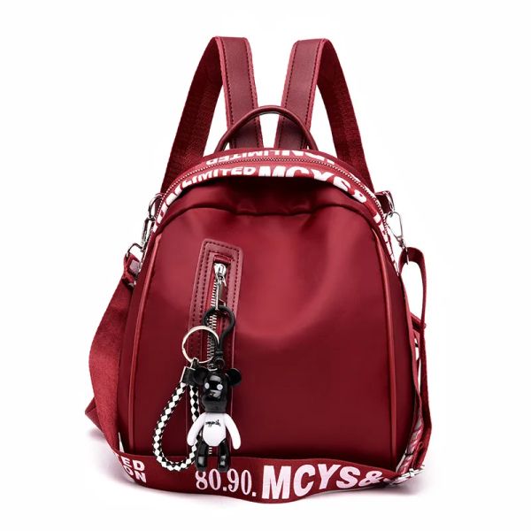 Сумки New Women Fashion рюкзак с твердым цветом оксфордская ткань колледжа школьная школьная школьная школьная школьная сумка для путешествий сумки для плеча оптом