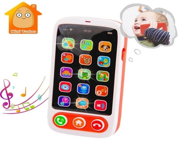 Bambini che imparano giocattoli per telefoni cellulare giocattolo inglese macchina con musical leggero babyphone bambini giocattoli educativi Babys Telephone 28466536