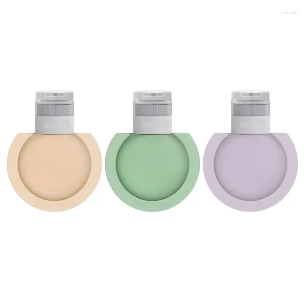 Bottiglie di stoccaggio 3pc Dispermetrice da viaggio shampoo cosmetici gel doccia prodotti per la cura della pelle prodotti portatili dispensare a prova di perdite sigillata