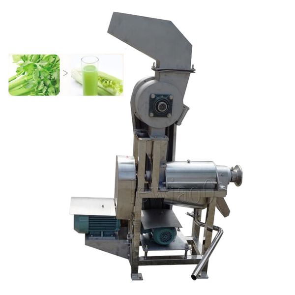 Abacaxi industrial de 500 kg Apple Ginger Ginger Spiral Extractor Fruits Máquina de suco de vegetais