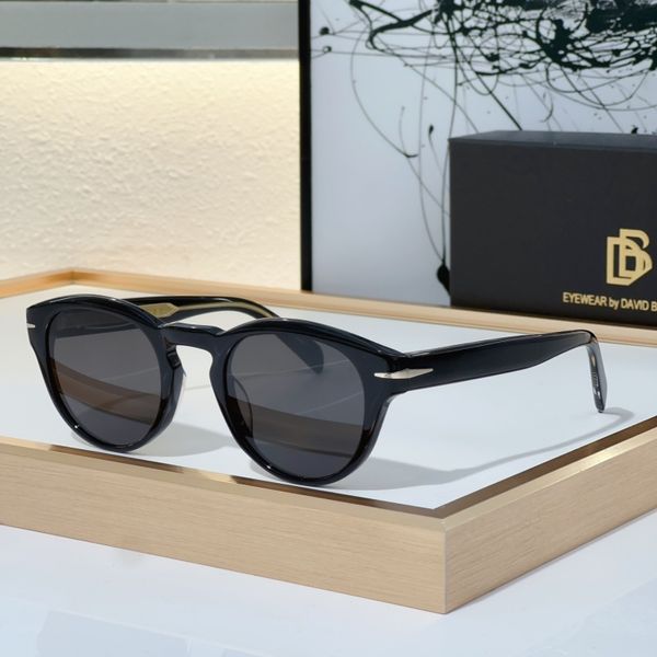 Top-Qualität David Sonnenbrille Designer Sonnenbrille Männer Frauen Sonnenbrillen Berühmtheit Fahren Sie Sonnenbrille für Ladies Mode Eyewears mit Box DB7114 Größe 51-24-145