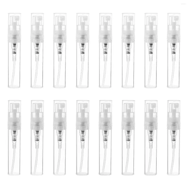 Garrafas de armazenamento 60 PCS PCS PERFUME BRANHO Spray Recarregável Tamanho da viagem Clear Senhor pequeno Mini cosméticos