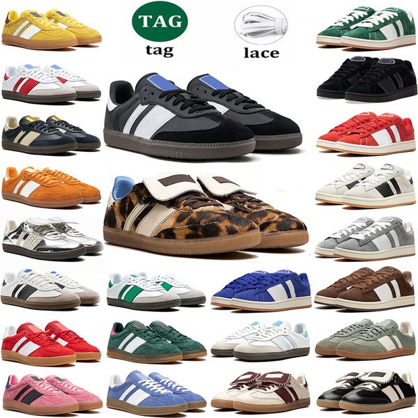 2024 Designers Sapatos para homens mulheres Goma cinza OG 00S Shoe Spezial Sneakers Black Branco Branco Limpo Clear Rosa Verde Men