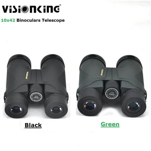 Телескопы Visionking Long Range 10x42 охотничий кемпинг бинокль BAK4 FMC Водонепроницаемый мощный телескоп Prismaticos de Caza Бинокль бинокль