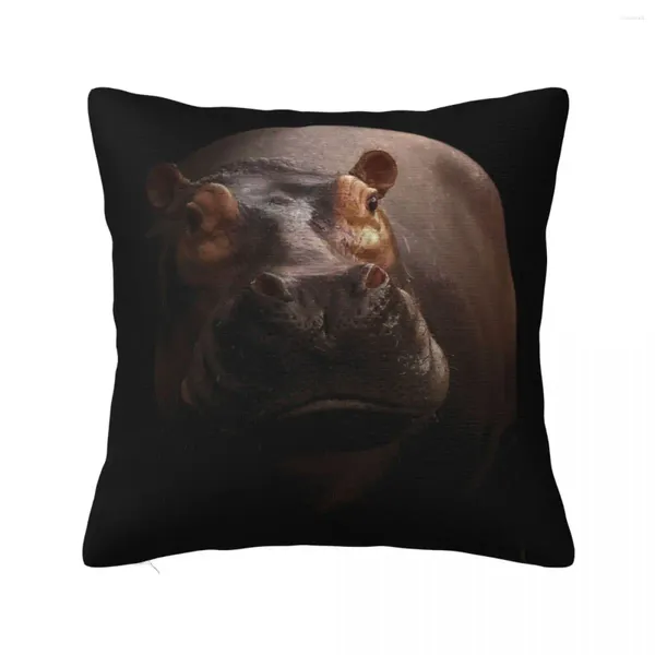 Pillow Hippo Throw Sofá S Capas de Natal