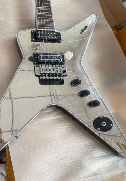 Chitarra 6 corde classiche kort elettrico chitarra specchio rotto chitarra nera vernice spedizione gratuita