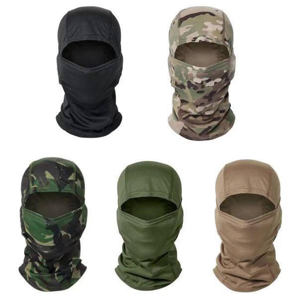 Summer Balaclava Mask for Men Cycling Cap Motorcycle Protezione solare Protezione Fulta Face Cappello da pesca Bicla per biciclette Bandana Gateter 240419 240419