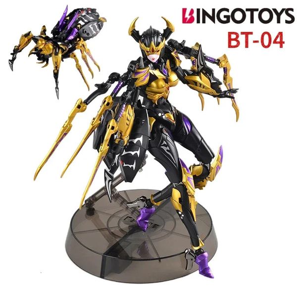 В складе Toys Toys Toys Toys Bt-04 Blackarachnia BT04 Spider Girl Figures Коллекция подарков 240408