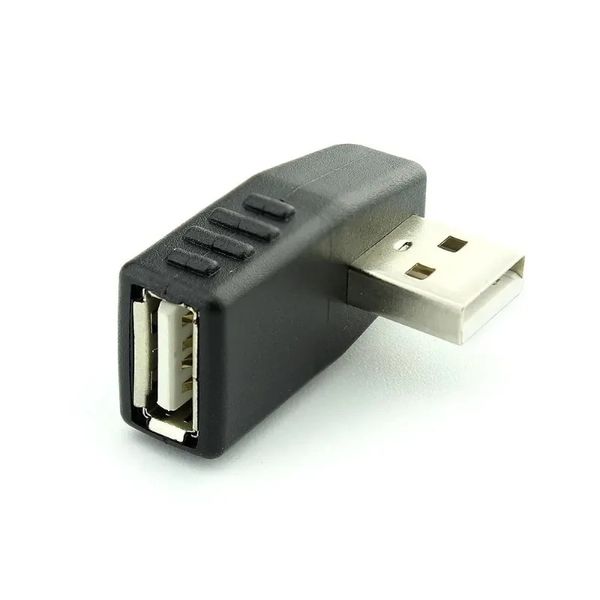 2024 Mini USB 5Pin Männlich bis USB weiblich 90 Grad Winkelwandleranschluss Daten Synchronisation OTG-Adapter für CAR MP3 MP4 Tablets Telefone U-DiSK Mini