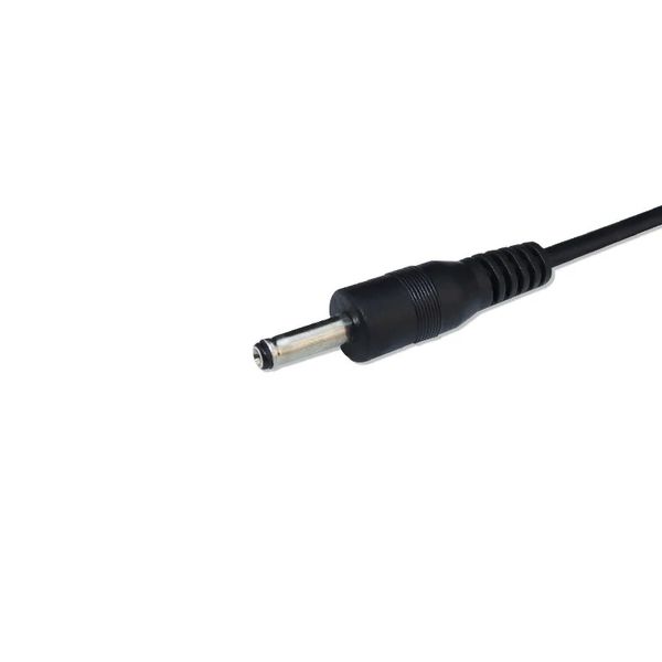 2024 Soft e dobrável 3,5x1,35 mm DC USB para CAC de carregamento PVC de cabo de alimentação CC 3.5 com plugue redondo pequenos alto-falantes para falantes pequenos