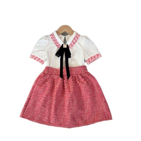 Neue Kleidung Sets Baby Girls Designer Kleid Anzüge Kinder Kleidung Sets Mädchen Rock Kinderkleidung Sets Buchstaben Kleidung Größe 110 cm-160 cm A01