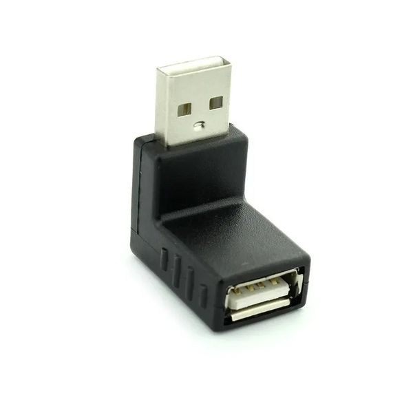 Mini USB 5pin macho para USB fêmea de 90 graus Conversor Data Sync Sync OTG Adapter para CAR MP3 MP4 Phones