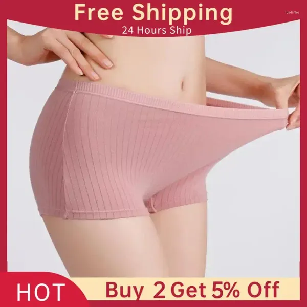 Frauenhöfen Sommer Frauen Sicherheitshose nahtlose Unterhose solide gemütliche Boyshorts Baumwolle unter Rock Ladies Leggin Shorts Boxer Frauen