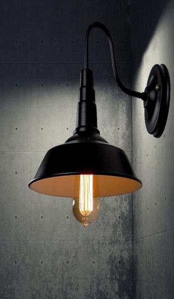 Pintura Lâmpada de parede Moderno Iron de águas de água leve Lâmpadas de parede retrô vintage E27 Luzes de parede de argola LED para sala de estar quarto B6234173