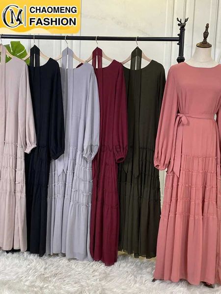 Roupas étnicas Musulman de Mode ABAYA DUBAI Moda elegante Hijab Dress Dress Turquia Kaftan Islam Clothing Arab Maxi Ramadan Vestidos Modest Robe D240419