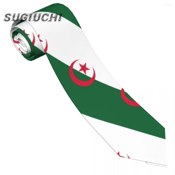Флаг галстуков с бабочками Алжира Кантри Шея для мужчин Женщины повседневные клетчатые костюмы