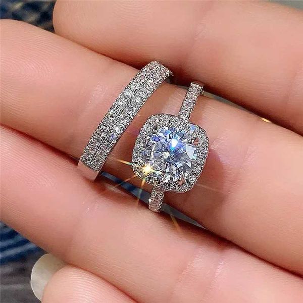 Anelli di matrimoni anelli di diamanti oro 18k per le donne per unirsi alla festa peridot gemstone anillos de wedding diamante geliziali ad anello sottile box 240419