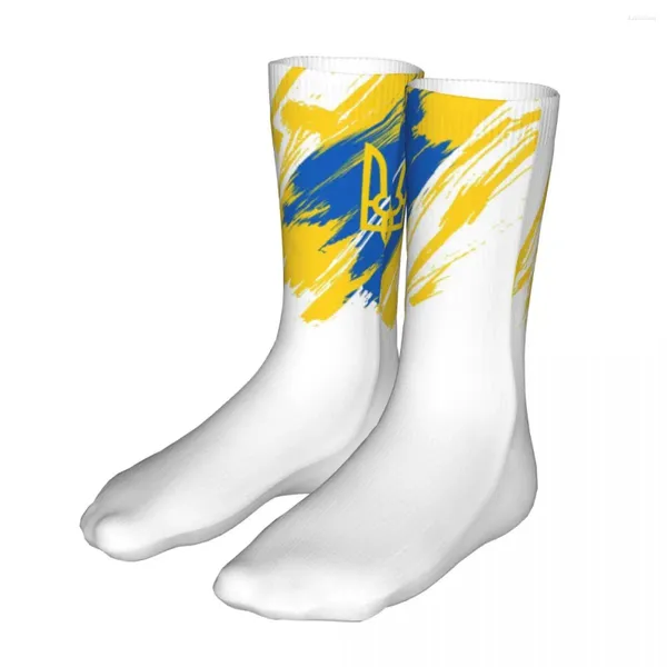 Herrensocken glückliche lustige Frauen lässig Ukraine Flagge Ukrainische Nation Skateboard Frühling Sommer Herbst Winter