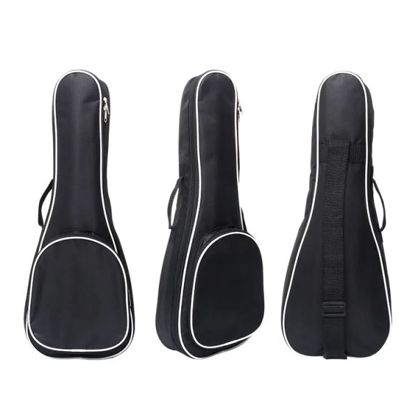 Casos 21/23/26 polegadas ukulele bolsa ukelele uke mochila acolchoada em estojo com alça de transporte de ombro ajustável