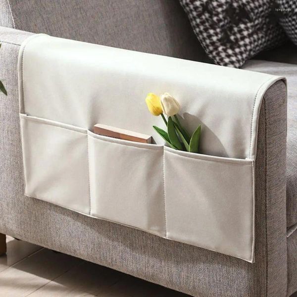 Stume di stoccaggio divano affidabile borse per bracciolo di tela ad alta capacità